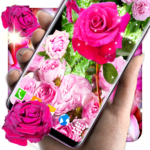 3D Pink Roses Parallax Live Wallpapers for PC