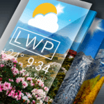 Weather Live Wallpapers: Christmas Snowfall icon