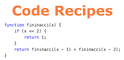 JavaScript Recipes PC screenshot JavaScript Recipes PC screenshot