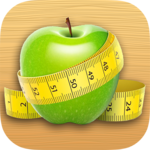 Losing weight. Diary of calories icon