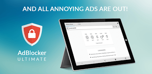 AdBlocker Ultimate Browser PC screenshot