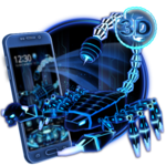 3D Neon Scorpion Robot Skull Theme for PC 3D Neon Scorpion Robot Skull Theme for PC