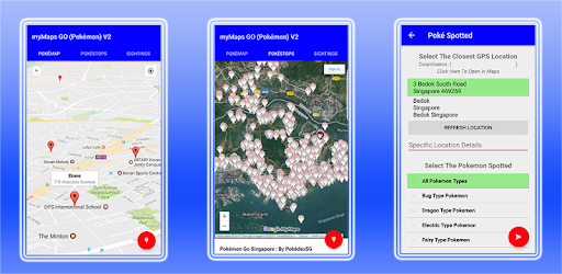 Maps for Pokémon Go (pokéMaps) PC screenshot