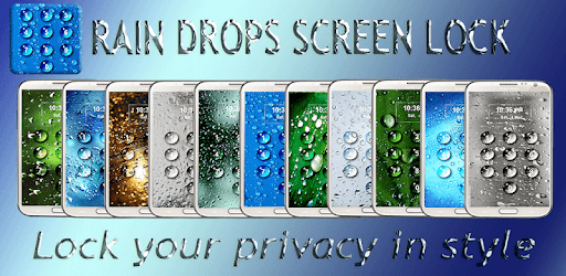 Rain Drops Screen lock PC screenshot