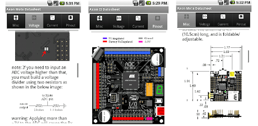 SoR Datasheets PC screenshot