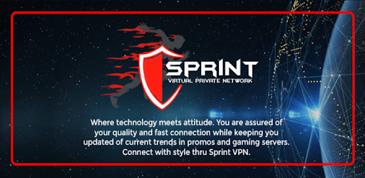 Sprint VPN PC screenshot