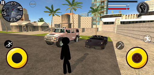 Stick Fight Rope Hero 3 Vice Town: Police Shooter PC screenshot