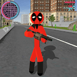 Stickman Deadpool Rope Hero for PC
