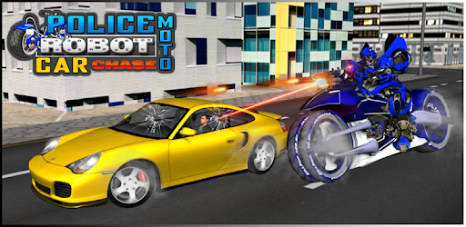 Police Moto Robot Car Chase PC screenshot