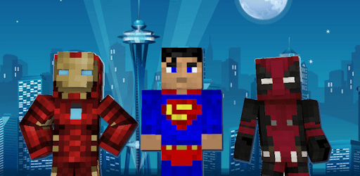 Superhero skins for Minecraft 3D PC screenshot