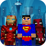 Superhero skins for Minecraft 3D icon