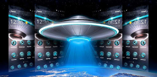 3D Tech UFO Theme PC screenshot 3D Tech UFO Theme PC screenshot
