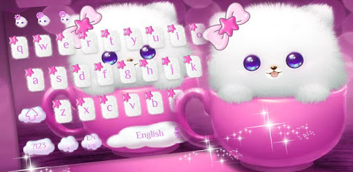 Pink Bow Puppy Dog Keyboard Theme PC screenshot Pink Bow Puppy Dog Keyboard Theme PC screenshot