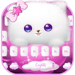 Pink Bow Puppy Dog Keyboard Theme for PC Pink Bow Puppy Dog Keyboard Theme for PC
