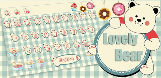 Lovely Bear Keyboard Theme PC screenshot Lovely Bear Keyboard Theme PC screenshot
