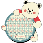 Lovely Bear Keyboard Theme for PC Lovely Bear Keyboard Theme for PC
