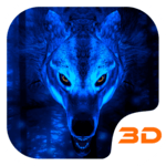Ice Wolf 3D Theme for PC