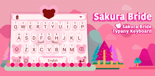 Sakura Bride Theme Keyboard PC screenshot