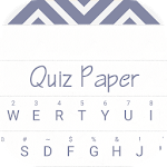 Quiz Paper Theme&Emoji Keyboard for PC