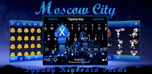 Night Moscow Theme Keyboard PC screenshot