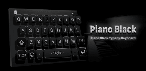 Piano Black Theme Keyboard PC screenshot