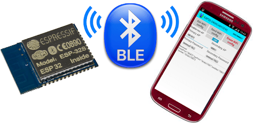ESP32 WiFi setup over BLE or Bluetooth Serial PC screenshot
