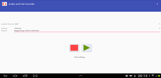 Audio and Call Recorder PC screenshot Audio and Call Recorder PC screenshot