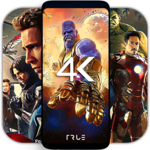 4K Superheroes Wallpapers - Live Wallpaper Changer icon