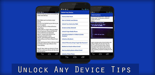 Unlock any Device Guide Free PC screenshot Unlock any Device Guide Free PC screenshot