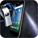 Flashlight on whistle for PC Flashlight on whistle for PC