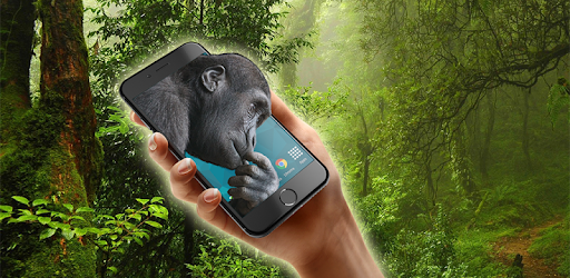 Monkey in phone PC screenshot Monkey in phone PC screenshot