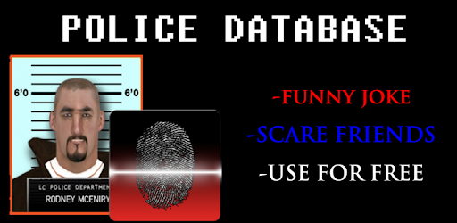 Police database PC screenshot