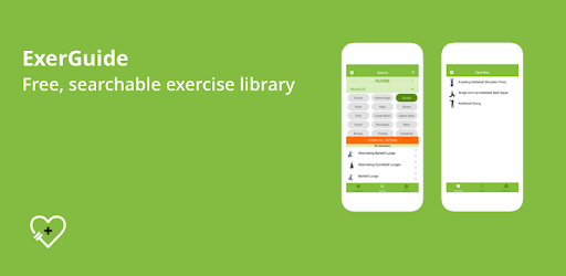 ExerGuide - Free exercise library PC screenshot