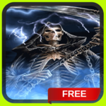 Blue Fire Grim Reaper Live Wallpaper Theme for PC Blue Fire Grim Reaper Live Wallpaper Theme for PC