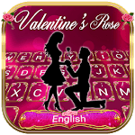 Valentines Red Rose Typany Keyboard for PC Valentines Red Rose Typany Keyboard for PC