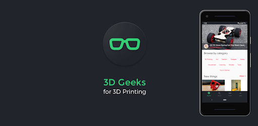 3D Geeks 🤓: Thingiverse Browser for 3D Printing PC screenshot